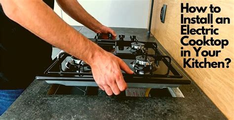 install electric cooktop and range off same cable junction box|replace electric range with cooktop.